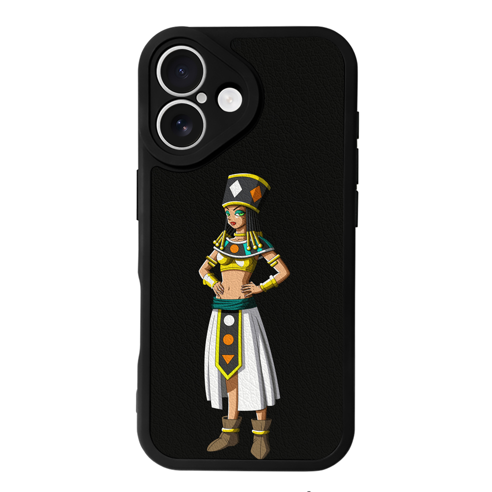 （画像用） ドラゴンボール DRAGON BALL 【iPhone 16シリーズ対応】シリコンスマホケース（レザー調） 材質：シリコン